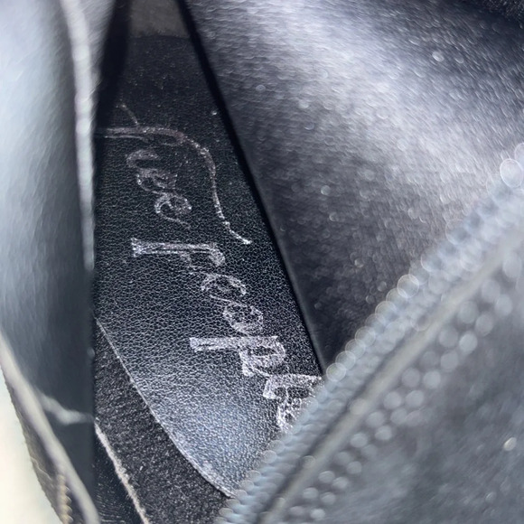 EUC FREE PEOPLE Echo Platform Over The Knee Boot Black Suede EU 41 Leather - Picture 8 of 9